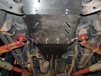Unterfahrschutz für Mitsubishi Pajero Sport, 2 mm Stahl (Getriebe)