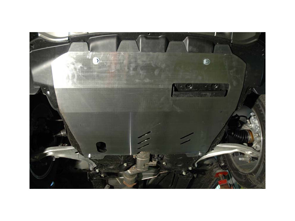 Skid plate for Nissan Murano 2009-, 5 mm aluminium (engine + gear box)