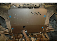 Skid plate for Opel Astra J, 2 mm steel (engine)