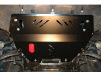 Skid plate for Peugeot 5008, 2 mm steel (engine + gear box)