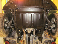 Unterfahrschutz für Ssang Yong Korando, 2,5 mm Stahl (Motor + Getriebe)
