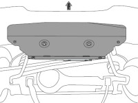 Skid plate for Suzuki Jimny, 5 mm aluminium (radiator)
