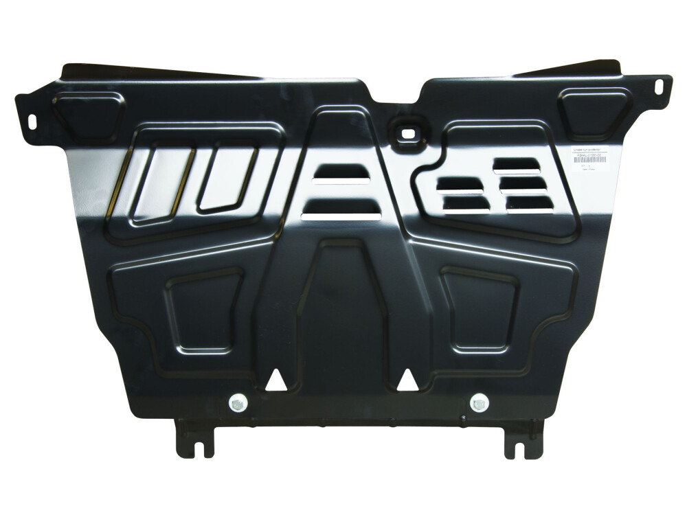 Skid plate for Toyota Avensis, 2 mm steel (engine + gear box)