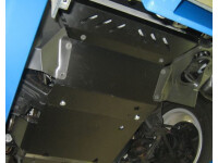 Skid plate for Toyota Hilux N25, 5 mm aluminium (engine)